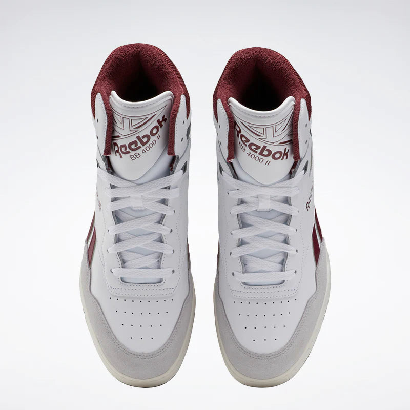 Reebok BB 4000 II Mid White/Burg/Grey IF4713/100033844