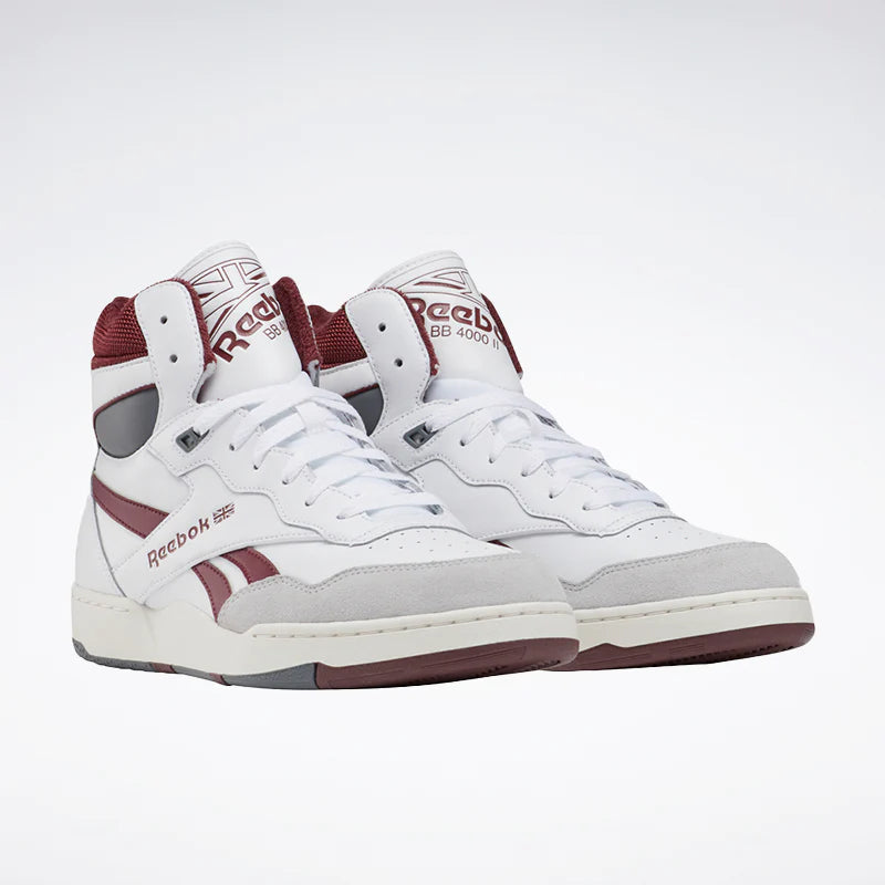 Reebok BB 4000 II Mid White/Burg/Grey IF4713/100033844