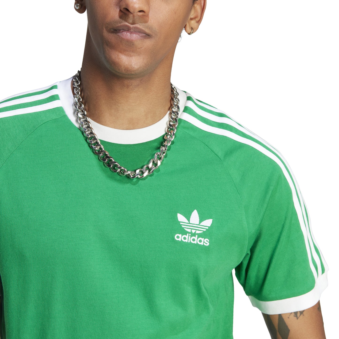 Adidas 3 Stripes Tee Green IM0410