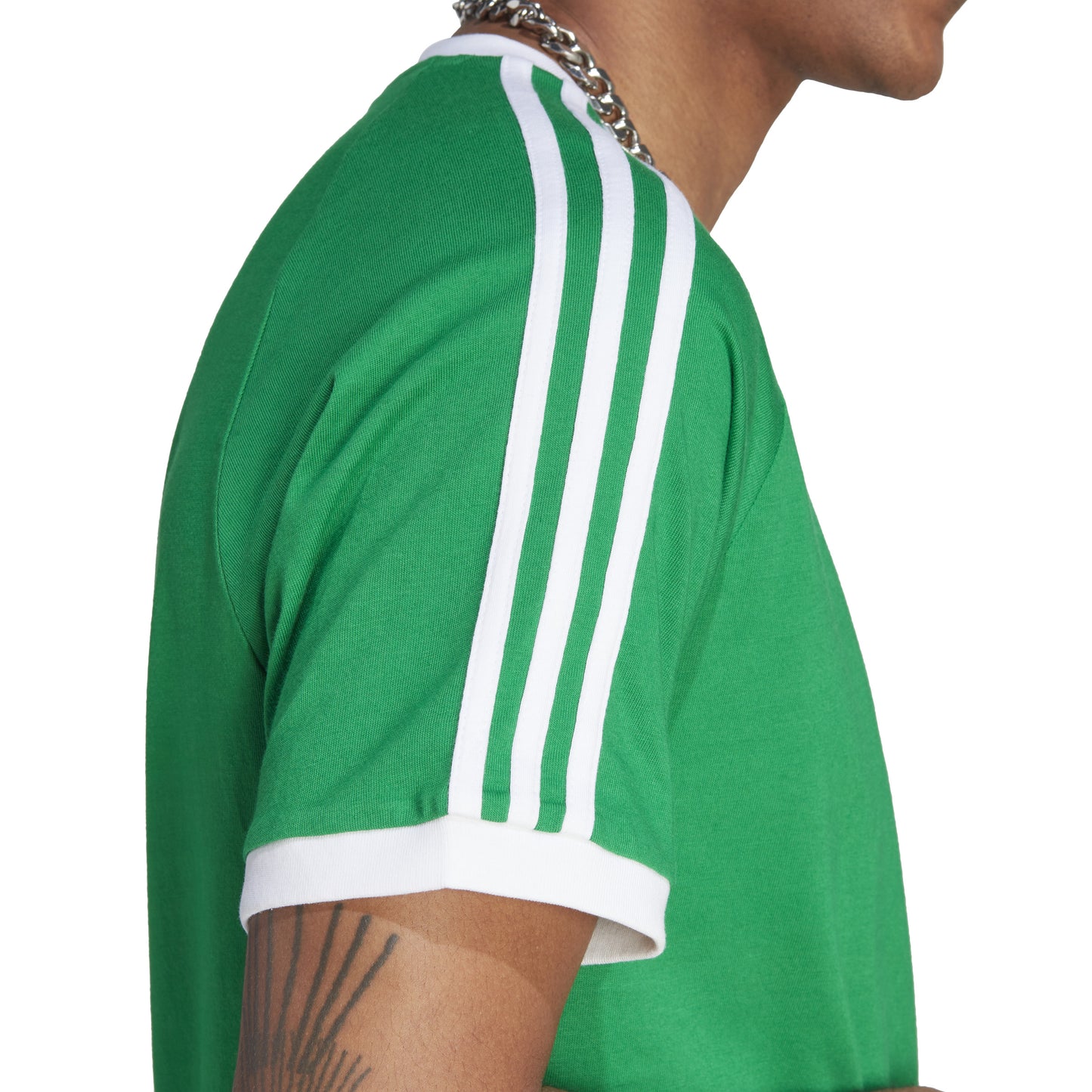 Adidas 3 Stripes Tee Green IM0410