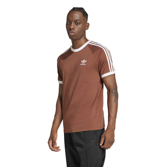 Adidas 3 Stripes Tee Preloved Brown IZ3071