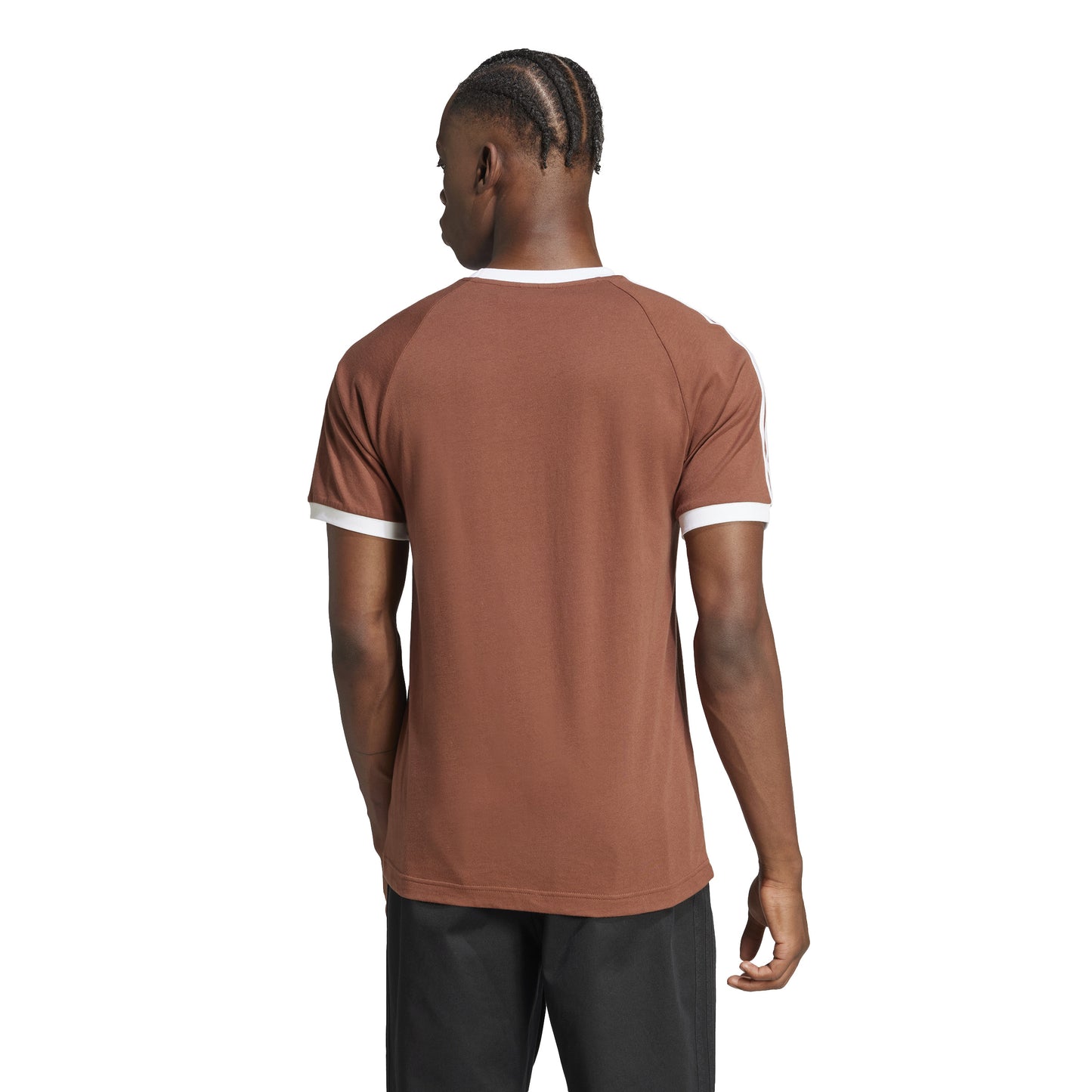 Adidas 3 Stripes Tee Preloved Brown IZ3071