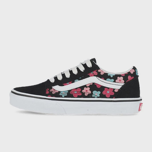 Vans Old Skool Glitter Flower Power PS VN000CYVBS5.MUL