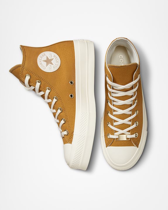 Converse CT Lift Elevated Gold Burnt Honey A05197