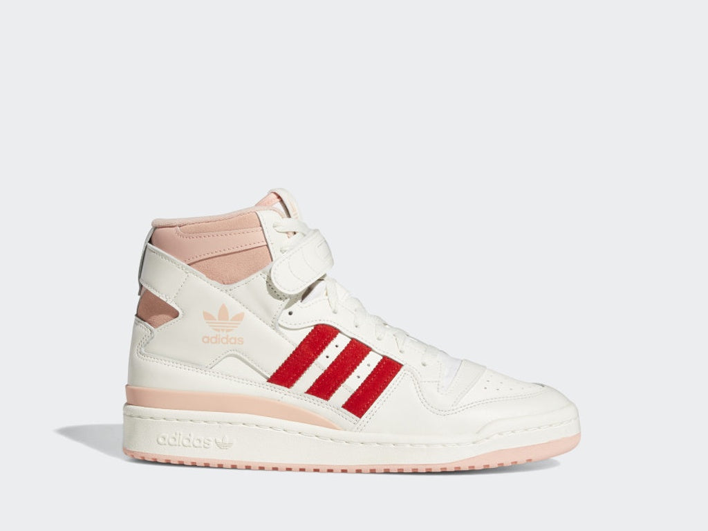 Adidas Forum 84 Hi White/Pink/Red H01670
