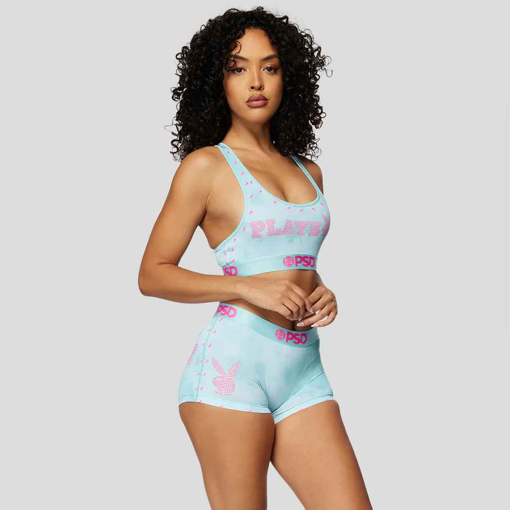 PSD Bunny Y2K Sports Bra Teal W