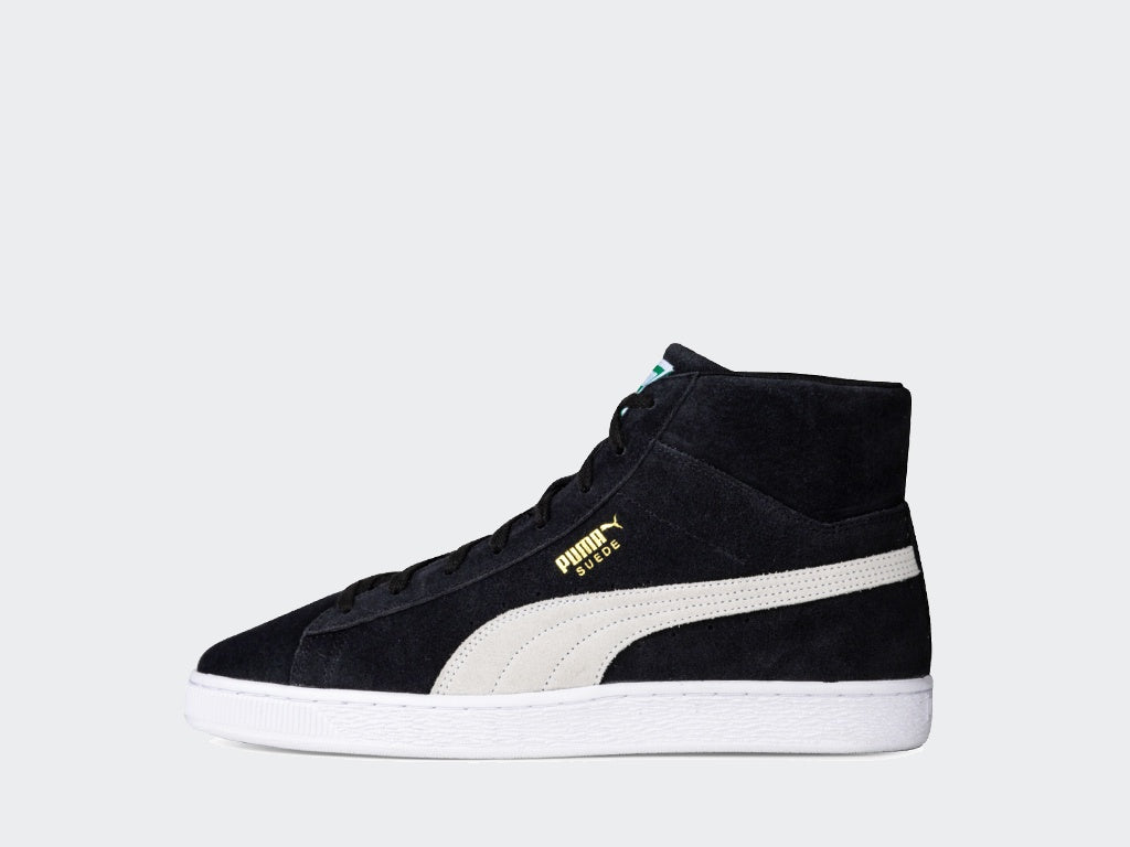 Puma Suede Mid XXI Black/White 38020501 CLEARANCE