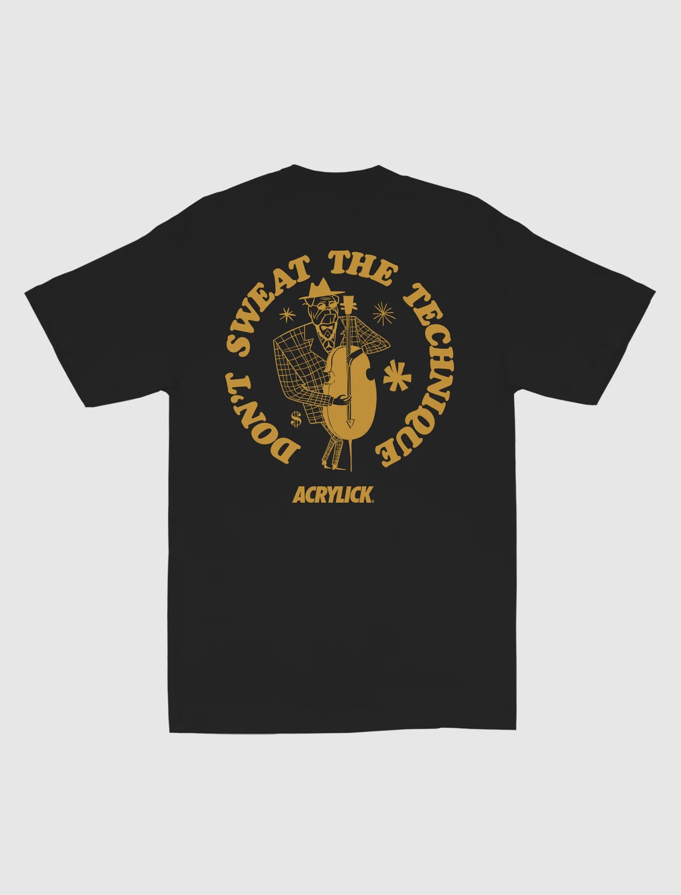 Acrylick Technique Tee Black