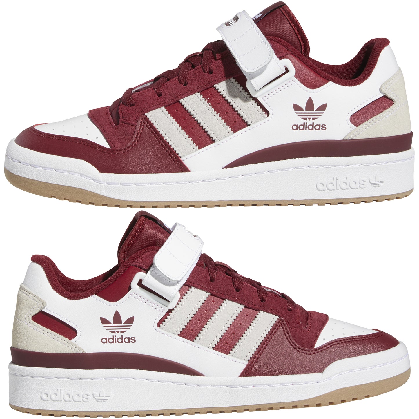 Adidas Forum Low Burgundy/White GX7068