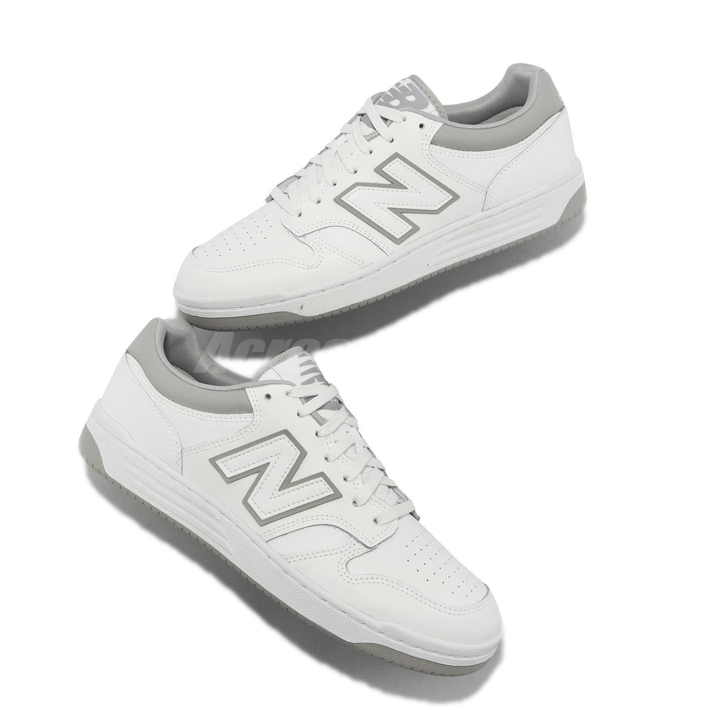 New Balance BB480LGM White/Grey