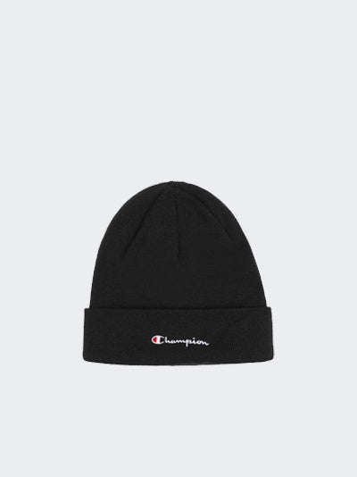 Champion C Life Script Beanie Black ZYPLN