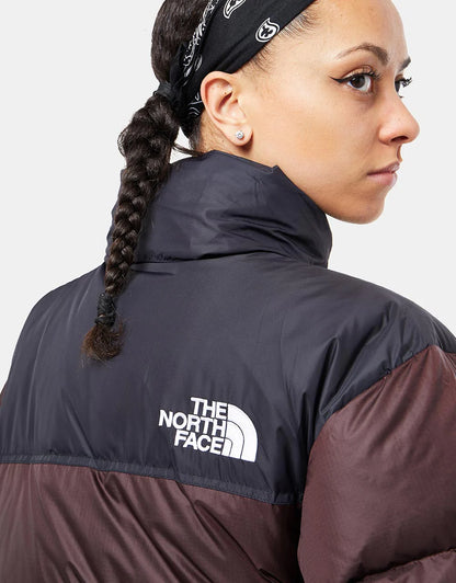 The North Face 96 Retro Nuptse Jkt W Coal Brown NF0A3XEOLOS