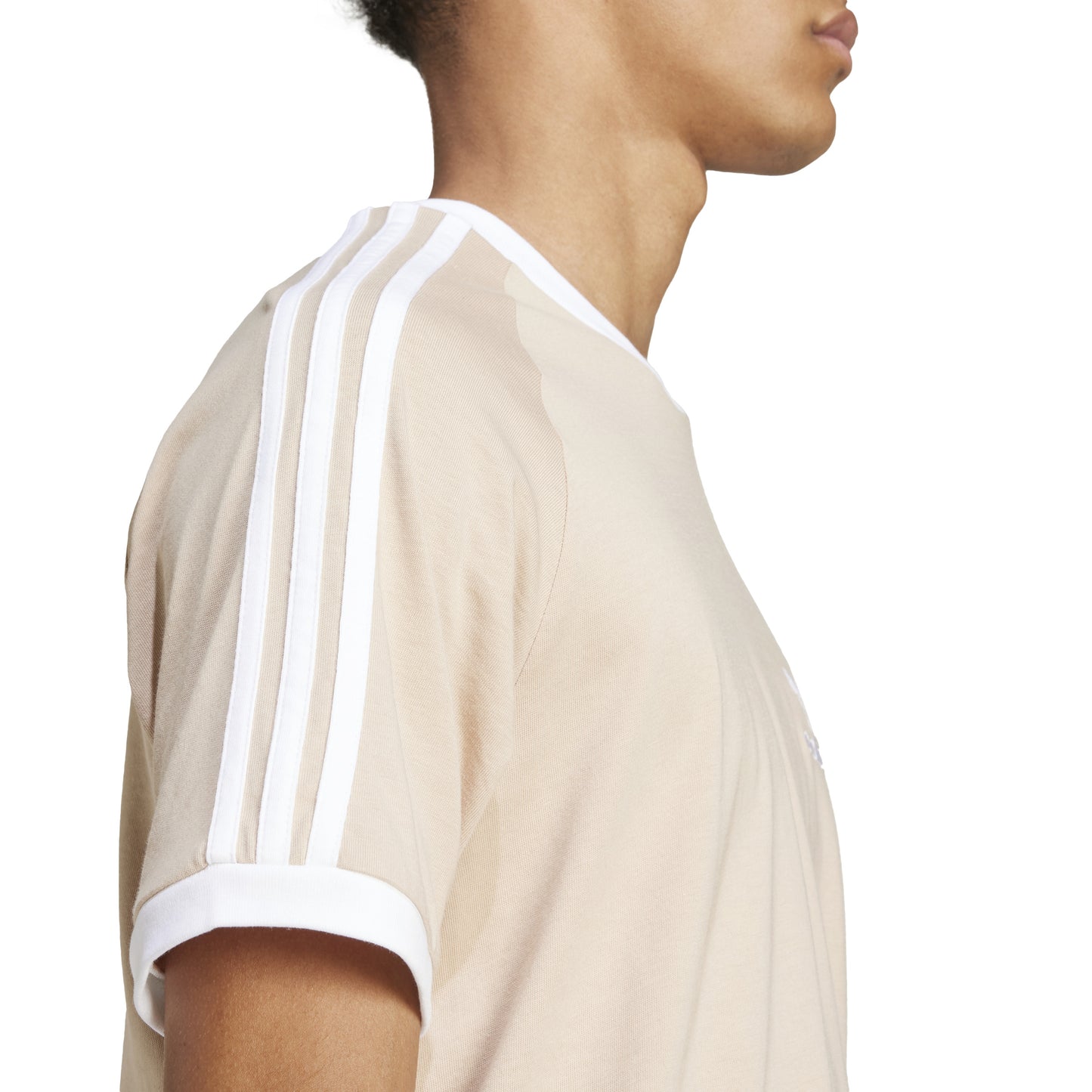 Adidas 3 Stripes Tee Beige IZ2366