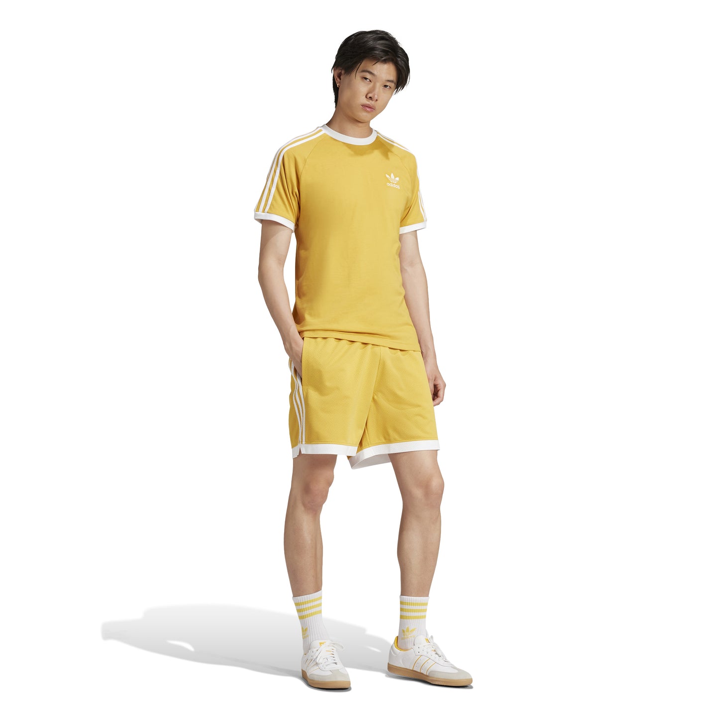Adidas 3 Stripes Tee Preloved Yellow IZ2370