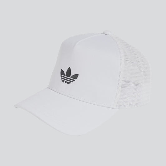 Adidas Curved Trucker Hat White JC6039