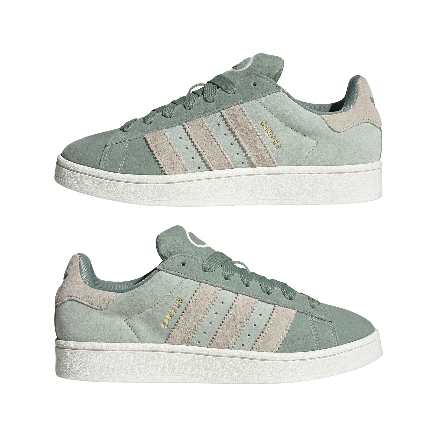 Adidas Campus 00's Silver Green/White JI3174