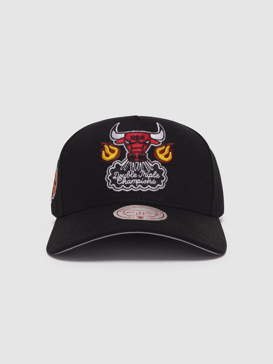 Mitchell&Ness On Fire Bulls Black MNCG24208