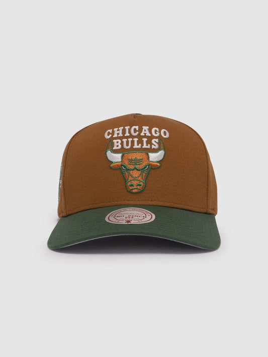 Mitchell&Ness Stoop Pro Bulls Tan/Green MNCG24226