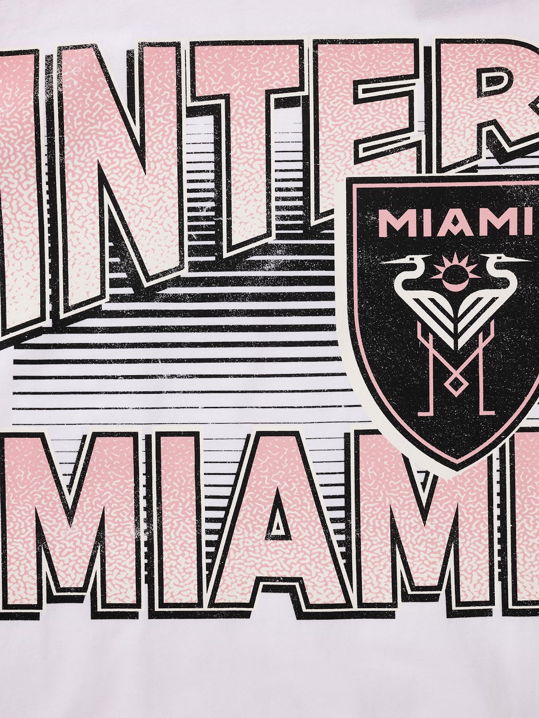 Mitchell&Ness Inter Miami Stack Tee White MNIM2536