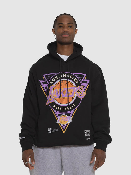 Mitchell&Ness Tri Hoodie Lakers Black MNLL2561