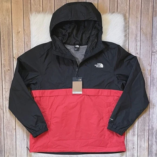 The North Face Antora Anorak Black/Red NF0A7QF5Y79