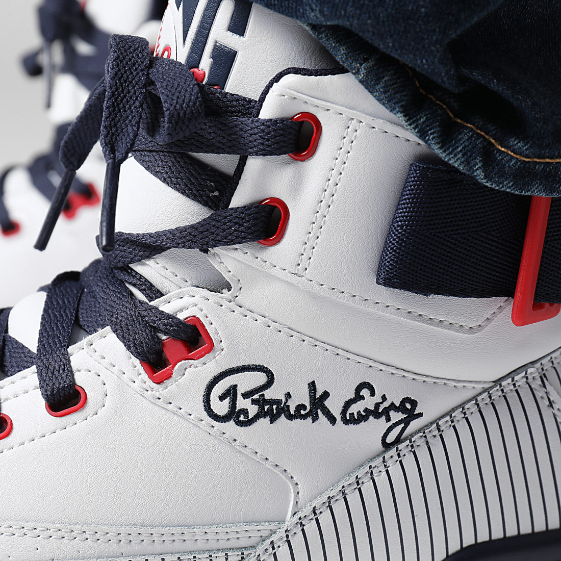 Ewing 33 Hi x Bronx White/Pinstripe 1BM02385-124