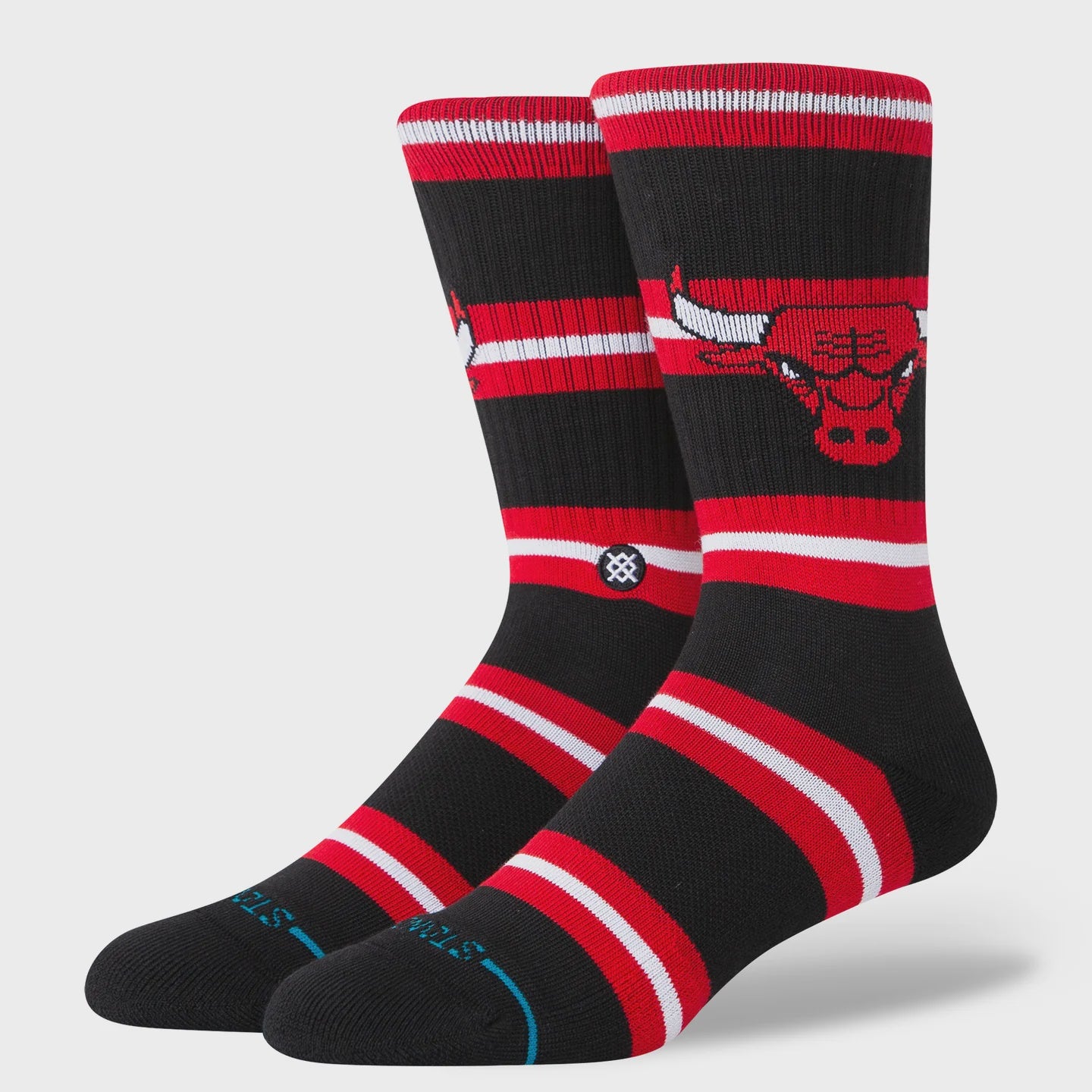 Stance Prep x NBA Stripe Crew Bulls A555C24PBU