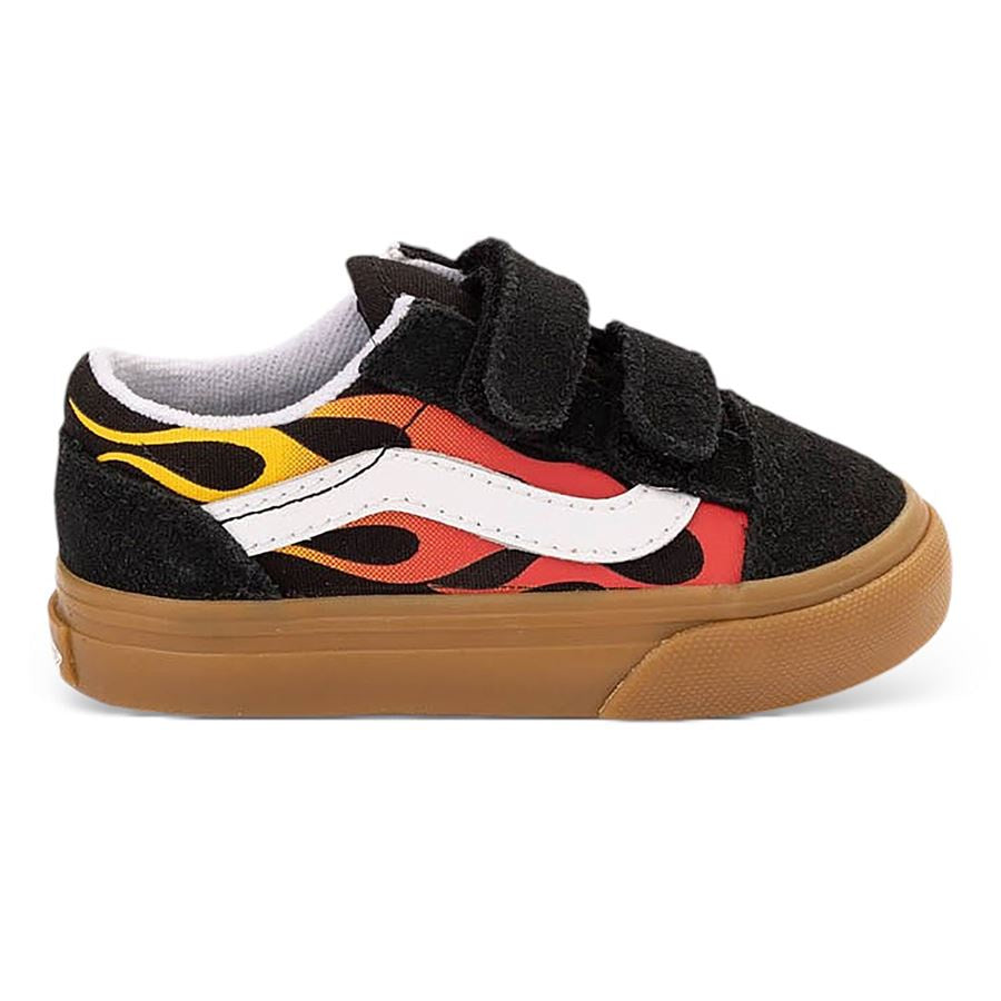 Vans Old Skool V Flame Black/Gum TD VN0009RCB9M.BLK