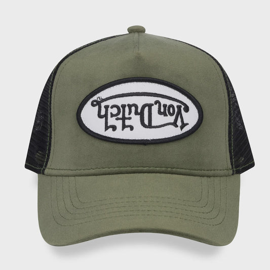 Von Dutch Velvet Trucker Dark Green VDSB4HT037