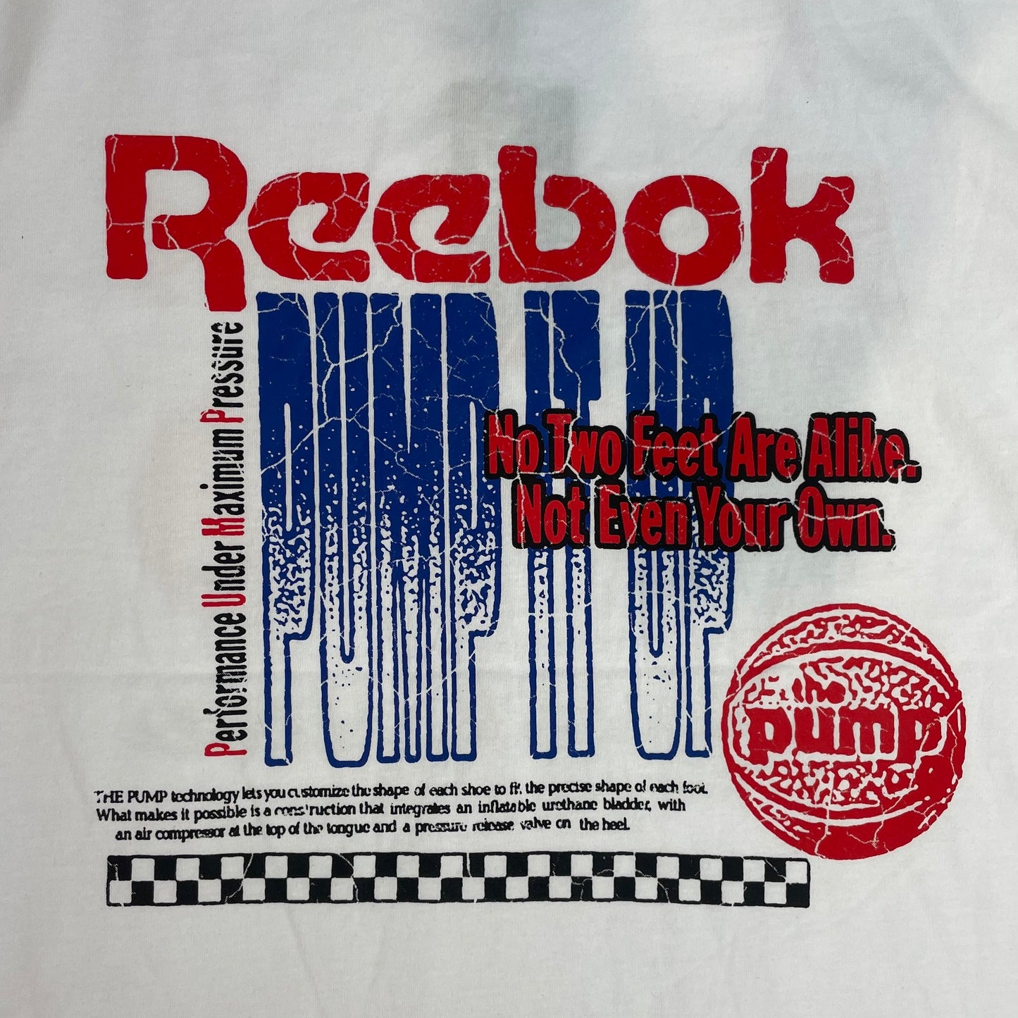 Reebok Pump it Up Tee White DWRBMQ2T7