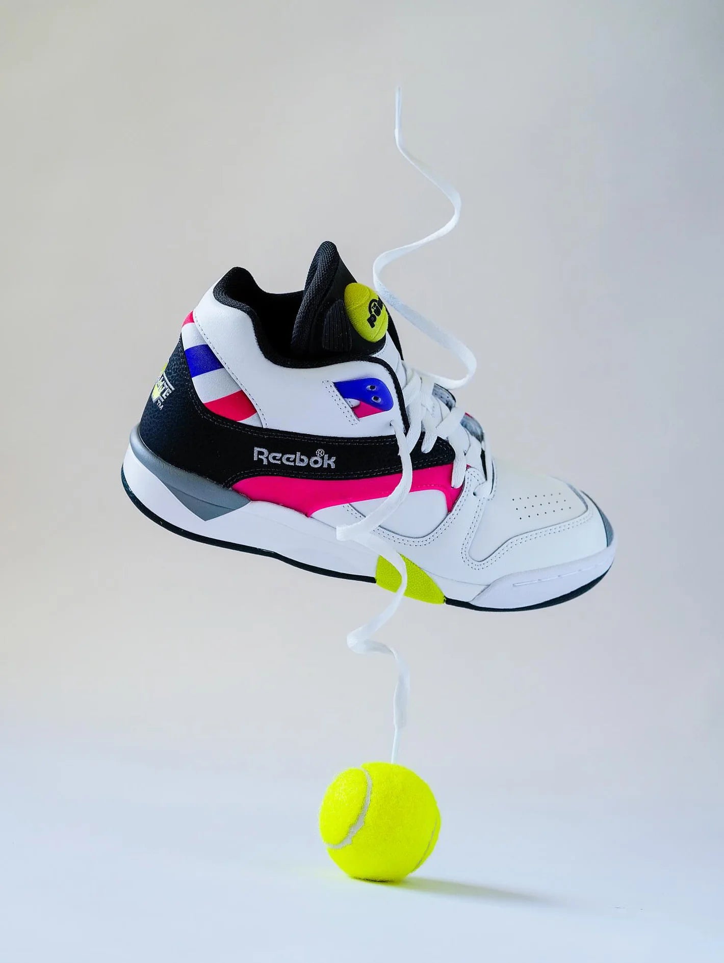 Reebok Court Victory Pump White/Black/Purple 100203236