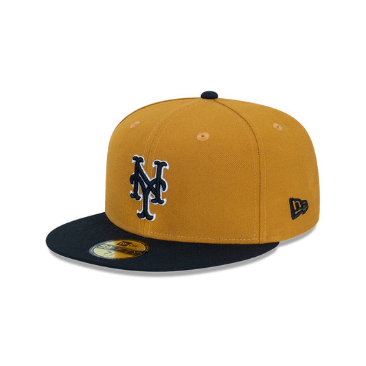 New Era 5950 Vintage Gold NY Mets 60350742