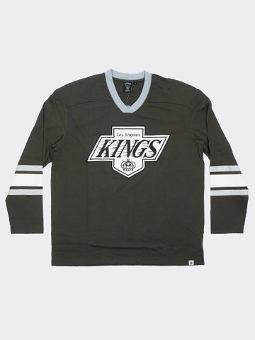 Majestic Women's LA Kings Vintage NHL Logo T-Shirt (Faded Black