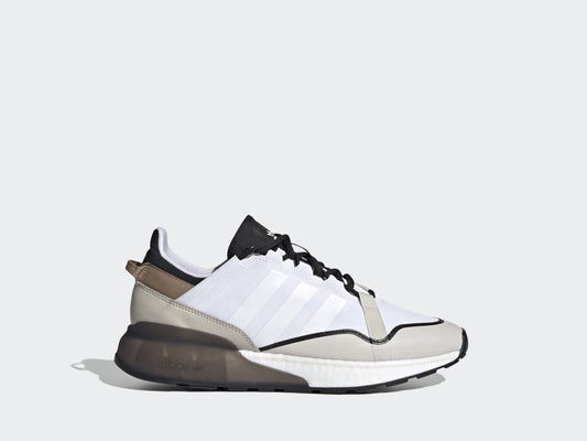 Adidas ZX 2K Boost Pure White/Brown G57962 CLEARANCE