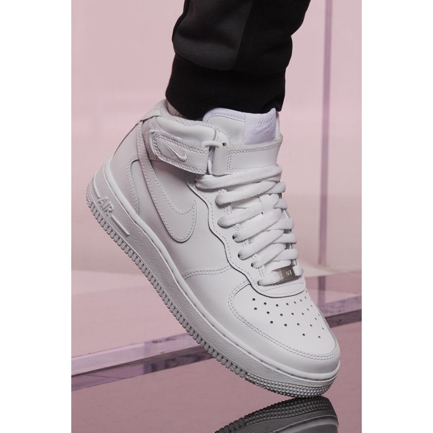 Nike air force sales 1 mid gs white