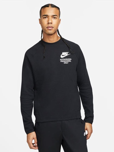 Nike NSW Fleece Crew Black DM6554-010