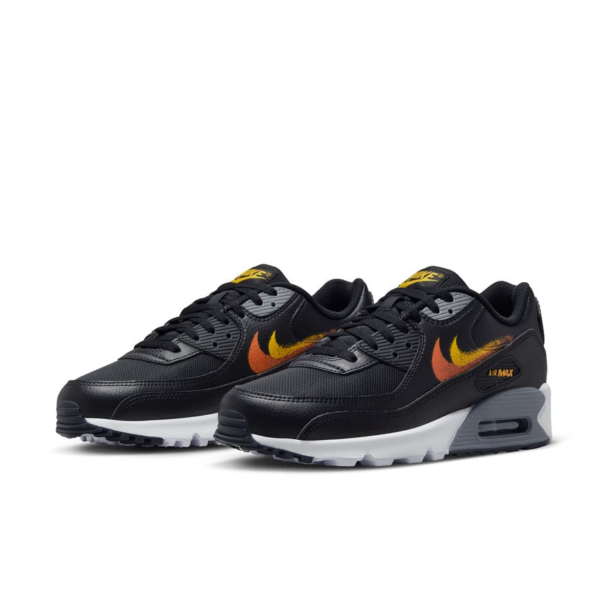 Nike Air Max 90 Black Safety Orange FJ4229 001 Fridge freezer icebox