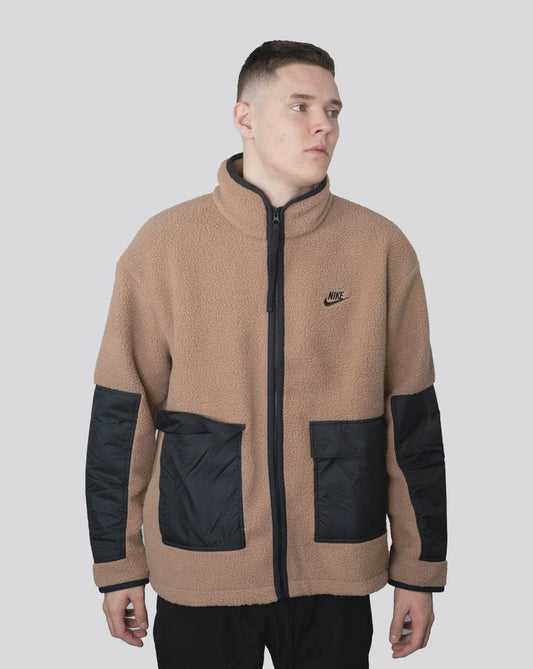 Nike NSW FZ Sherpa Jacket Brown FJ5356-258