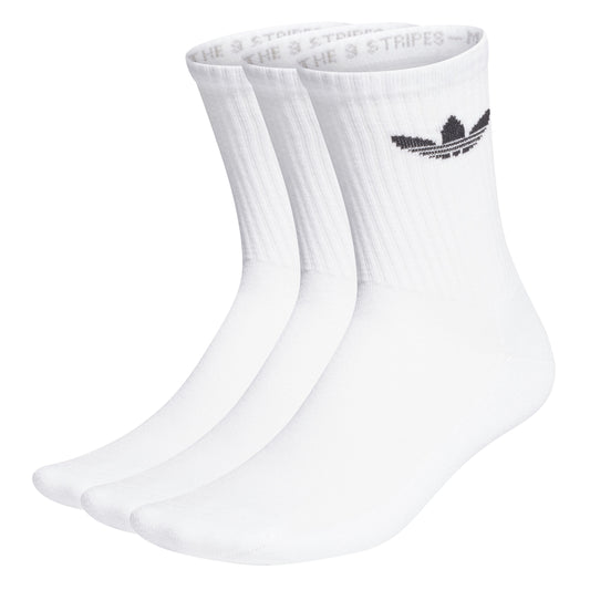 Adidas Trefoil Crew Sock White HB5881