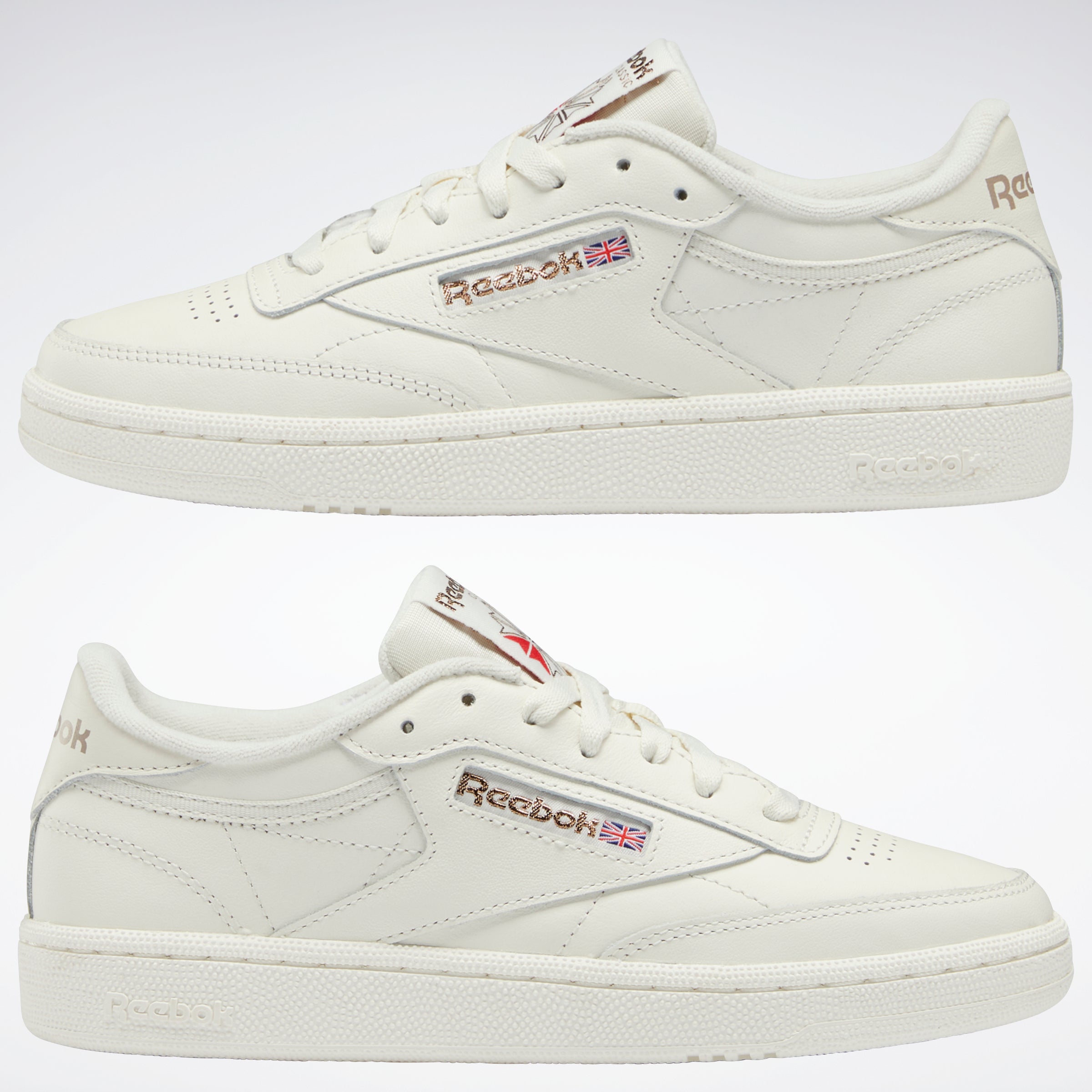 Reebok club c sale rose gold