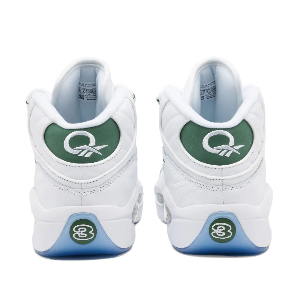 Reebok Question Mid White/Green ID6690