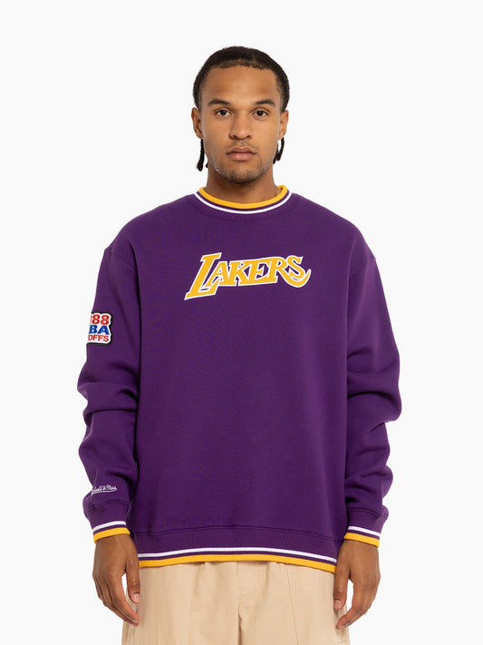 Mitchell&Ness Logo Crew Lakers Purple MNLL2068