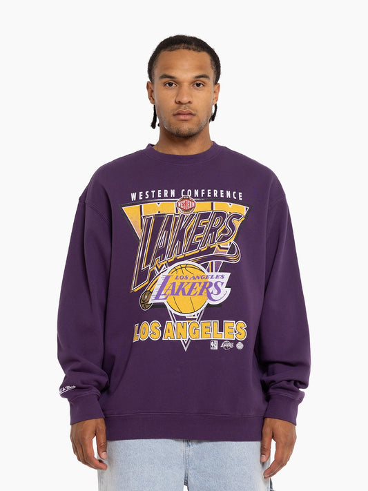 Mitchell&Ness Tri 2.0 Lakers Crew Purple MNLL2069