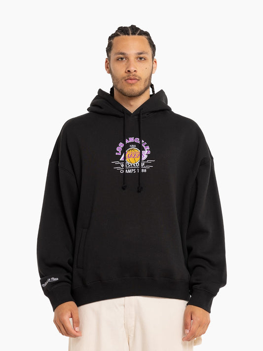 Mitchell&Ness Letterman Hoodie Lakers MNLL2071