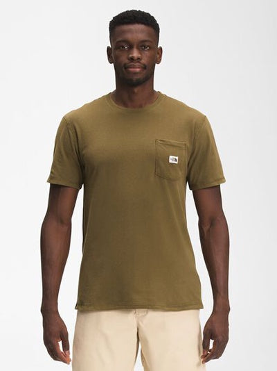 The North Face Heritage Patch Pocket Tee Olive NF0A7QAI37U