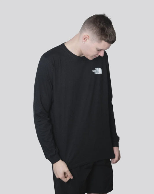 The North Face LS Box Tee Black NF0A811NKY4