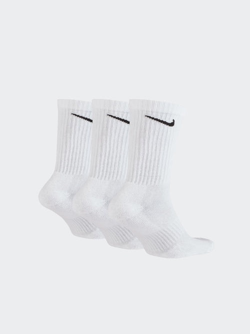 Nike Everyday Cushioned Crew Sock 3Pk White SX7664-100