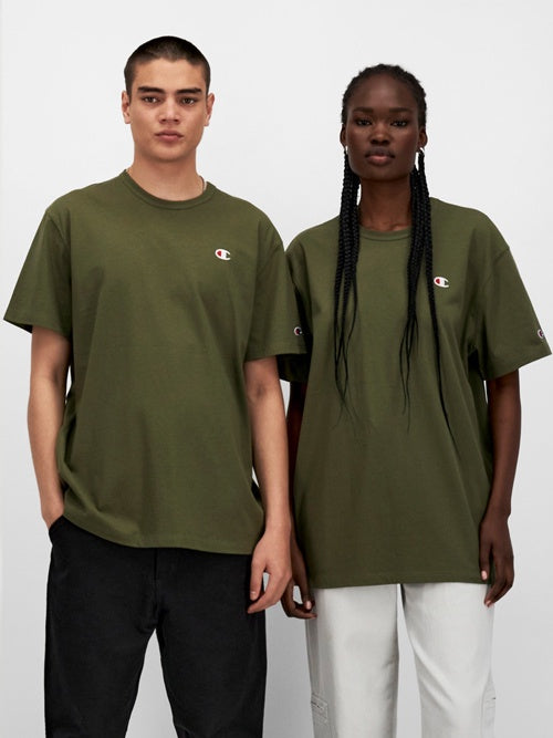 Champion Heritage Small C Tee Cargo Olive AW4VN