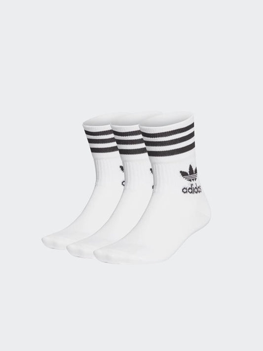 Adidas Mid Cut Crew Sock White/Black GD3575