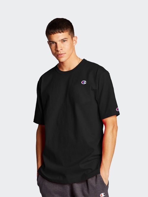 Champion Heritage Small C Tee Black AW4VN
